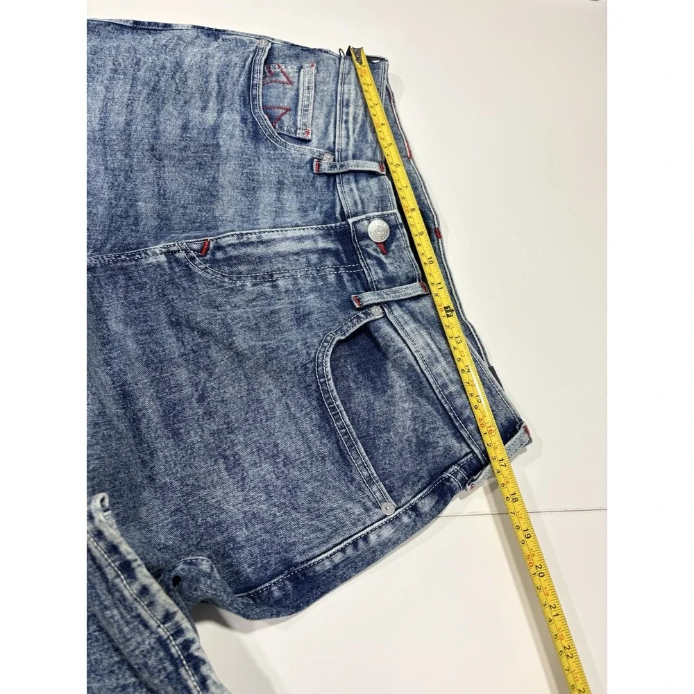 True Religion Bobby Relaxed Baggy Jeans Men's 32x32 Acid Wash Blue NWT